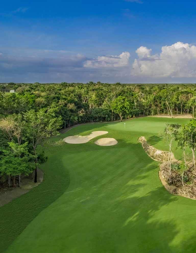 Imágenes del hoyo 7 para el campo de 18 hoyos de Golf Riviera Maya