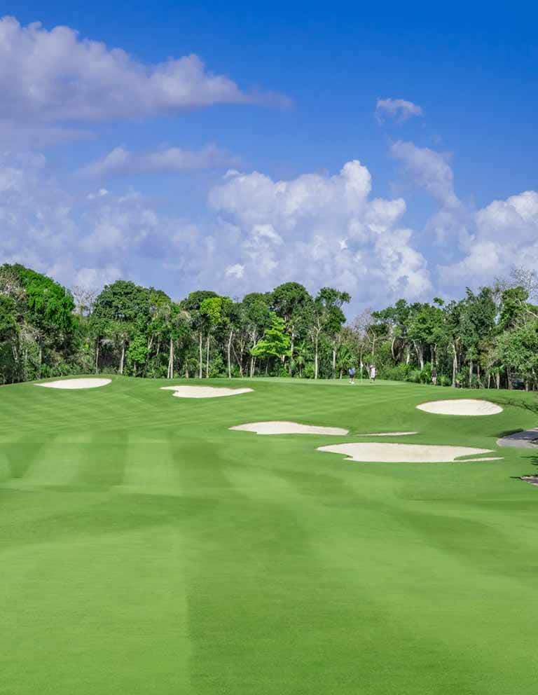 Imágenes del hoyo 8 para el campo de 18 hoyos de Golf Riviera Maya