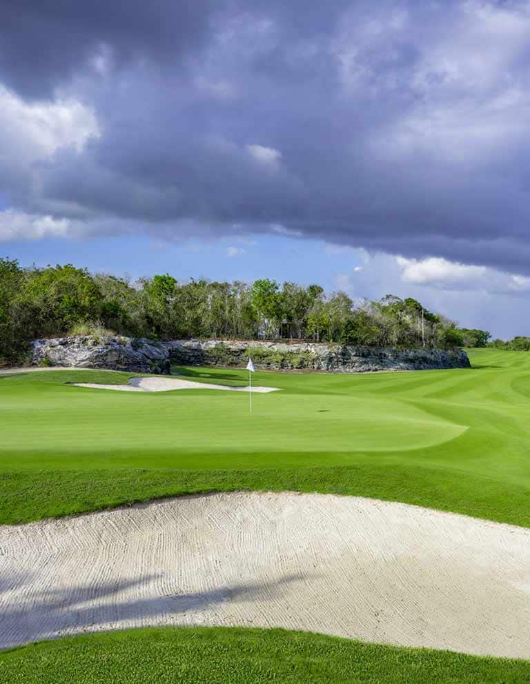 Imágenes del hoyo 14 para el campo de 18 hoyos de Golf Riviera Maya