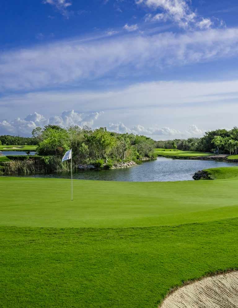 Imágenes del hoyo 17 para el campo de 18 hoyos de Golf Riviera Maya