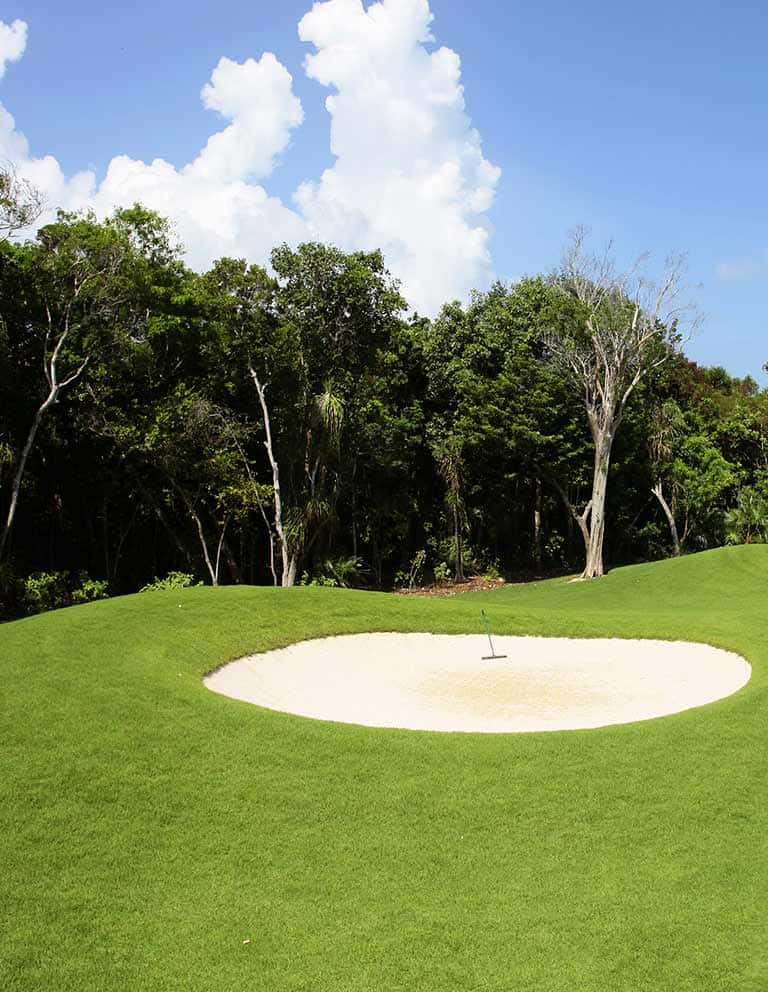 Imágenes del hoyo 6 para el campo de 9 hoyos de Golf Riviera Maya