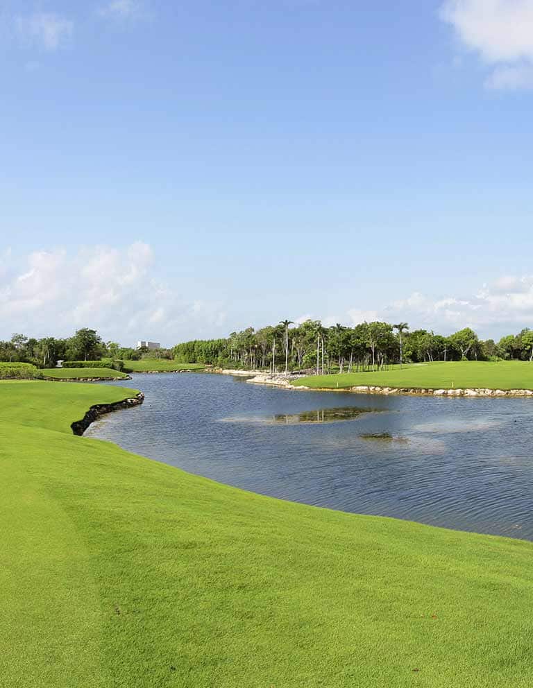Imágenes del hoyo 7 para el campo de 9 hoyos de Golf Riviera Maya